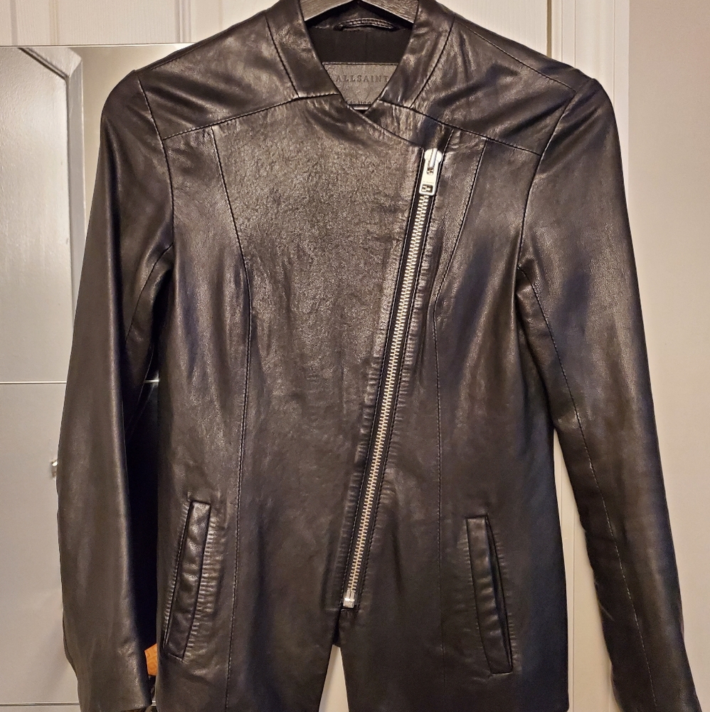 Authentic Lamb leather Jacket| Allsaints